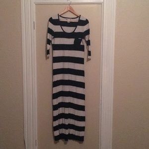 Black and Tan/cream maxi.